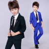 Wedding Suit For Flower Boys School Student Formal Performance Dress Gentleman Kids Blazer Pants 2Pcs ceremony Costumes F155