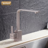 XOXO Polished Black Brass Swivel Kitchen Sinks Faucet 360 degree rotating Kitchen Mixer Tap 83030H