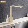 XOXO Polished Black Brass Swivel Kitchen Sinks Faucet 360 degree rotating Kitchen Mixer Tap 83030H