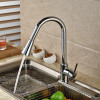 Kitchen Faucets Chrome Single Handle Pull Out Kitchen Tap Single Hole Handle Swivel 360 Degree Water Mixer Tap Mixer Tap 