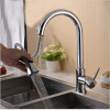 Kitchen Faucets Chrome Single Handle Pull Out Kitchen Tap Single Hole Handle Swivel 360 Degree Water Mixer Tap Mixer Tap 