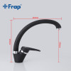 FRAP  Brass 5 color Kitchen sink faucet Mixer Cold And Hot Single Handle Swivel Spout Kitchen Water Sink Mixer Tap Faucets F4113