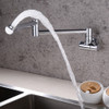 Folding Single Kitchen Faucet Sink Pot Filler Faucet Cold Water Wall Mount Tap Brass Faucets Chrome Brushed nickel oil rubbed
