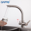 GAPPO kitchen faucet with hot and cold water stainless steel faucet mixer drinking faucet Kitchen water tap torneira para       