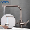 GAPPO kitchen faucet with hot and cold water stainless steel faucet mixer drinking faucet Kitchen water tap torneira para       