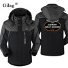 GILAG Winter Men Thickening Casual Cotton Jacket Harley Outdoors Waterproof Windproof Breathable Coat Parka  motorcycle Jacket