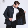 CITY CLASS 2018 New Autumn Mens Quilted Jacket Lining Fleece Chaqueta Hombre Business Casual Fashion Coats For Male 6xl 15307