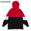 GONTHWID Patchwork Color Block Pullover Hooded Jackets 2017 Autumn Zipper Tracksuit Casual Jacket Coats Hip Hop Male Streetwear