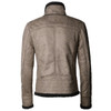 2018 Autumn vintage old leather jacket men wool lining men warm fur collar jacket Mens Faux leather short jacket coat F1055