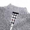 2018 New Fashion Brand Clothing Jacket Men Casual Mandarin Collar Mens Coat Gradient knitting Zippers Mens Jackets And Coats