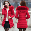 Winter Jacket Women Plus Size 6xl Parka Winter Coat Women Down Jackets Blend Puffer Overcoat Long Female Outerwear With Fur Hat