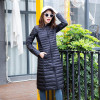 Woman Spring Padded Warm Coat Ultra Light Duck Down Jacket Long Female Overcoat Slim Solid Jackets Winter Coat Portable Parkas