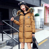 2017 New Winter Jacket Women Coat Warm Slim Thick Long Parkas Good Quality Color Fur Collar Hooded For Women Coats Female Jacket