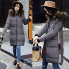 2017 New Winter Jacket Women Coat Warm Slim Thick Long Parkas Good Quality Color Fur Collar Hooded For Women Coats Female Jacket
