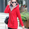 2018 Spring Autumn Jackets Women Casual Hoodies Coat Cotton Sportswear Coat Hooded Warm Jackets Plus Size M-3XL