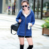 2018 Spring Autumn Jackets Women Casual Hoodies Coat Cotton Sportswear Coat Hooded Warm Jackets Plus Size M-3XL