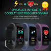 color screen ECG PPG Smart Bracelet Heart Rate Monitor Fitness Tracker Smart Wristband Blood Pressure Smart Band for ios android