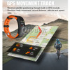 GPS Thermometer Altitude Air Pressure Monitor Color Screen Smart Fitness Bracelet Heart Rate Smart Band Wristband Smartband