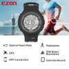 EZON T907 Men Outdoor Sports GPS Digital Watch with  Heart Rate Monitor Chronograph Waterproof Powered Bluetooth Smart Watches 