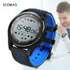 SCOMAS F3 Bluetooth Smart Watches for Men Waterproof Pedometer Fitness Tracker Smartwatch with Remote Camera for Android IOS