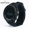 NORTH EDGE Men's sport Digital watch Hours Heart rate Running Swimming watches Altimeter Barometer Compass Thermometer Pedometer