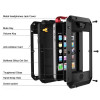 Heavy Duty Protection Doom armor Metal Aluminum phone Case for iPhone 6 6S 7 8 Plus X 4 4S 5S SE 5C Shockproof Dustproof Cover
