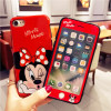 360 Full Cover Mickey Minnie TPU Phone Case + Glass for IPhone X XS Max 8 7 6 6S Plus 8plus 7plus Cartoon Girl Coque Accessories
