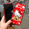 360 Full Cover Phone Case +Screen Protector for IPhone X 8 7 6 6S Plus for Iphone 7 8 X Glitter Acrylic Case Tempered Glass Film