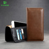 FLOVEME Universal Genuine Leather Wallet Case For iPhone X 8 7 6 6S Plus For Samsung Galaxy Note 8 S8 S9 Plus S7 S6 Pouch Cases