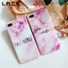 LACK Lovely Marble Phone Case For iphone X Case For iphone 6 6S 7 8 Plus Cover Abstract Art Letter Cases Smooth Soft IMD Capa