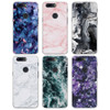 for OnePlus 6 5T case Hot Granite Marble Texture Pattern Transparent frame Hard back Case Cover for Oneplus 5T 6 phone case