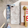 QINUO 360 Full Body Hard Phone Case For iphone XS 5 5S SE 6s 7 8 Plus Cover Marble Stone Shockproof Coque For iphone X XR XS Max