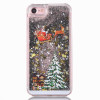 Christmas tree Glitter Liquid Quicksand Phone Case For iPhone 6 6S 7 8 Plus Clear Transparent Cover For iPhone X XS 5 5S SE Case