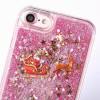 Christmas tree Glitter Liquid Quicksand Phone Case For iPhone 6 6S 7 8 Plus Clear Transparent Cover For iPhone X XS 5 5S SE Case