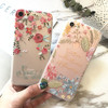 KISSCASE Cases For iPhone 5S 5 SE X XS Max Cover 3D Relief Floral Embossed TPU Silicon Shell For iPhone 6S 6 7 8 Plus XR Cases