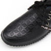 Luxury Brand Hot Sale Breathable Soft Men Casual Leather Shoes Lace-up Flat Black Shoes Zapatillas Deportivas Hombre