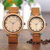 BOBO BIRD Couple Watch Women Wooden Men's Watches Quartz Men Bamboo relogio feminino erkek kol saati in Gifts box 