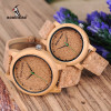 BOBO BIRD Watches Bamboo Couple Clocks Analog Display Bamboo Material Handcrafted Timepieces Wooden Watch Men Made in China