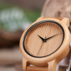 BOBO BIRD A09 Ladies Casual Quartz Watches Natural Bamboo Watch Top Brand Unique Watches For Couple in Gift Box