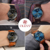 OLEVS Couple watches For Lovers luxury top brand waterproof casual style New Fashion Ultrathin Quartz Leather watch High quality