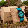 BOBO BIRD Handmade Ebony Wooden Lover's Watches New Brand Designer Cool Nature Wood Quartz Clock in Gift Box Accept Customize