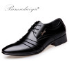 Top Quality Men oxfords Dress Shoes Fashion Lace-up Wedding Black Shoes Mens Pointed Toe formal Office Shoes Big Size
