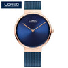 Watch Women LOREO Brand Elegant Simple Watches Fashion Ladies Quartz Watches Clock Male Casual Men Wristwatches Couple Clock