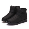 ZUNYU New Fashion Men Boots High Quality Waterproof Ankle Snow Boots Shoes Warm Fur Plush Hook &amp; Loop Winter Shoes