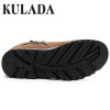 KULADA New Men Winter Snow Boots Men Outdoor Activity Sneakers Boots Warm Fur Lace Up High Top Fashion Shoes Men Safety Boots