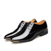 NPEZKGC 2018 Newly Men's Quality Patent Leather Shoes Zapatos de hombre Size 38-47 Black Leather Soft Man Dress Shoes