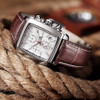 Mens Watches Top Brand Luxury MEGIR Men Military Sport Luminous Wristwatch Chronograph Leather Quartz Watch
