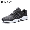 PINSV Summer Shoes Men Sneakers Breathable Casual Loafers Men Shoes Black Sneakers Mens Trainers Chaussure Homme