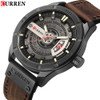  2018 Luxury Brand CURREN Men Military Sports Watches Men's Quartz Date Clock Man Casual Leather Wrist Watch Relogio Masculino