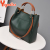 Yogodlns Fashion Female Shoulder Bag Leather Women Handbag Simple Style Messenger Bag Top-handle Large Capacity Hand Bags